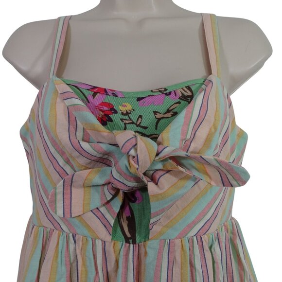 Matilda Jane No Baggage Pastel Striped Maxi Dress Women Size S Easter Spring - Picture 2 of 15